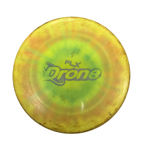 Vist Large View of Product Image Which is Used Discraft FLX DRONE Disc Golf Mid Range Yellow