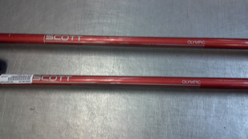 Vist Large View of Product Image Which is Used Scott OLYMPUC Mens DH Ski Pole Red 130 cm / 52 in