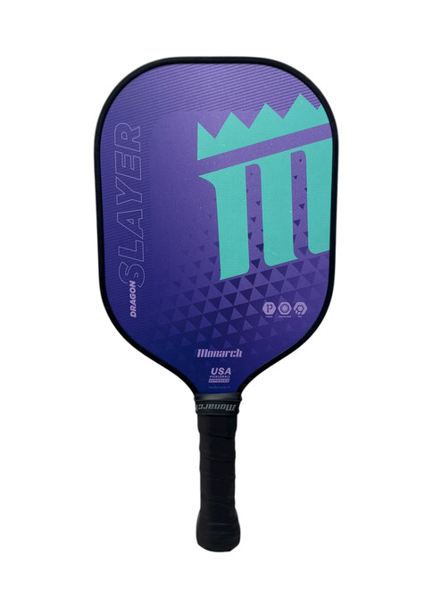 Vist Large View of Product Image Which is Used DRAGON SLAYER Pickleball Paddle - Purple