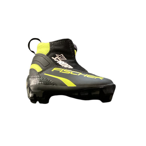 Vist Large View of Product Image Which is Used Fischer Boys NNN XC Ski Boots Black YT-10