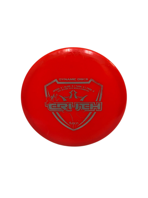 Vist Large View of Product Image Which is Used Dynamic Discs Fuzion Emac Truth 174g Red Disc Golf Mid Range