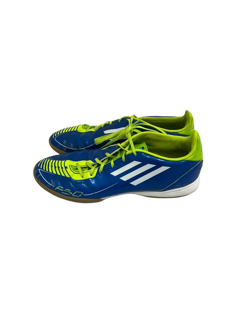 Vist Large View of Product Image Which is Used Adidas Adiprene Mens 11 Navy Blue Indoor Soccer Shoes