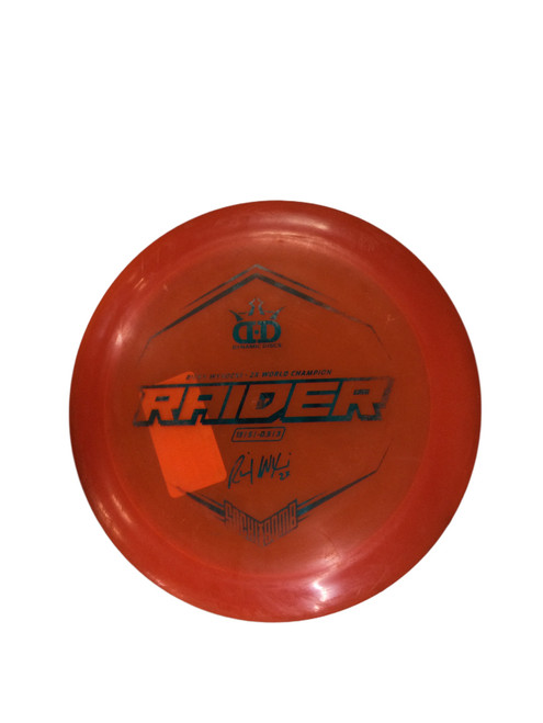 Vist Large View of Product Image Which is Used Dynamic Discs RAIDER Disc Golf Driver Orange