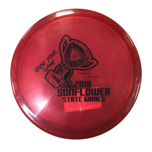 Vist Large View of Product Image Which is Used Innova Gator Disc Golf Mid Range Red