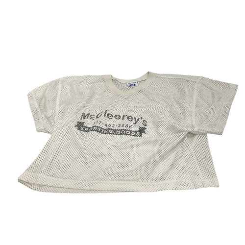 Vist Large View of Product Image Which is PRACTICE JERSEY FB Top Adult White MD