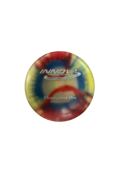 Vist Large View of Product Image Which is Used Innova CHAMPION ORC Disc Golf Driver Yellow