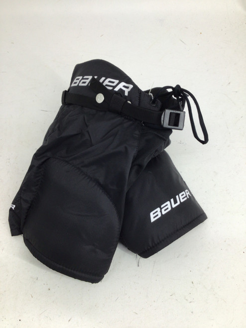Vist Large View of Product Image Which is Used Bauer LIL SPORT YTH SM HOCKEY PANT Youth Pant Black SM