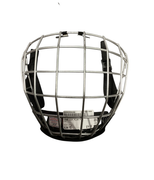 Vist Large View of Product Image Which is Used CCM Hockey Wire Mask Grey MD