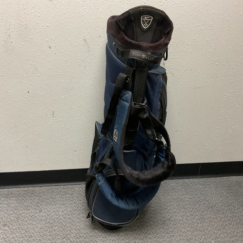 Vist Large View of Product Image Which is Used Nike Mens Stand Bag Navy Blue