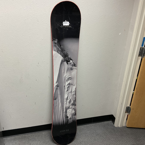 Vist Large View of Product Image Which is Used SYSTEM TIMELESS CRCX SB DECK Mens Snowboard Only Black 153 cm