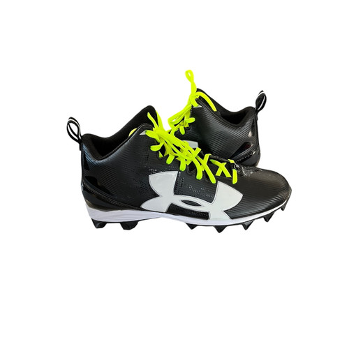 Vist Large View of Product Image Which is Used Under Armour Adult FB Cleats Black Senior 13