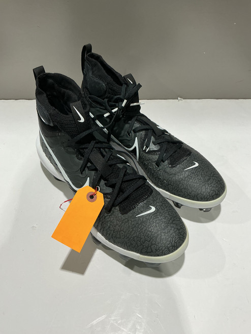 Vist Large View of Product Image Which is NEW Nike ALPHA HUARACHE NXT MCS MID BB/SB Cleats Black Senior 12
