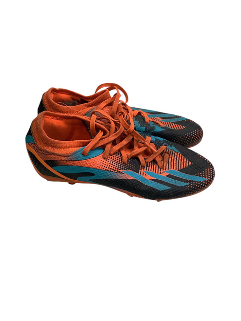 Vist Large View of Product Image Which is Used Adidas Soccer Cleats Orange Senior 5