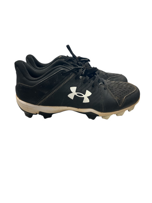 Vist Large View of Product Image Which is Used Under Armour BASEBALL CLEAT BB/SB Cleats Black Senior 7.5