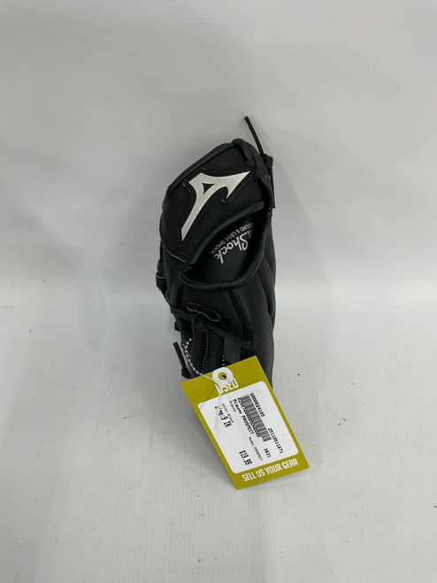 Vist Large View of Product Image Which is Used Mizuno PROSPECT BB/SB Glove RH Throw Black 9"