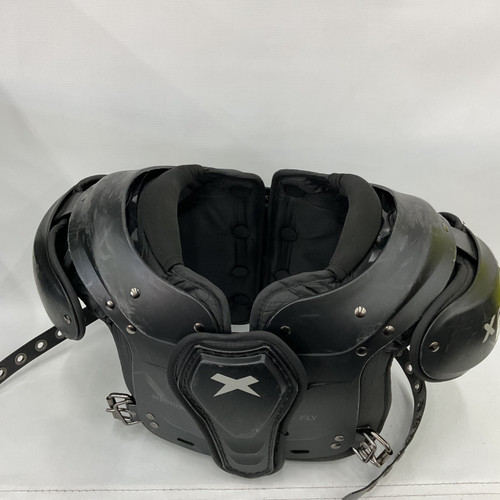 Vist Large View of Product Image Which is Used Xenith FLYTE FB Shoulder Pads Black MD