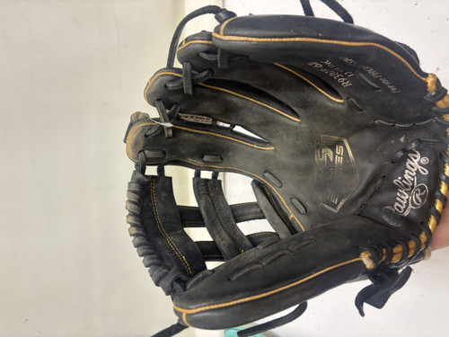 Vist Large View of Product Image Which is Used Rawlings R9 R93029-6BG BB/SB Glove RH Throw Black 12 3/4"