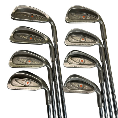 Vist Large View of Product Image Which is Used Ping EYE 2 ORANGE DOT Mens Iron Set RH 3I-PW