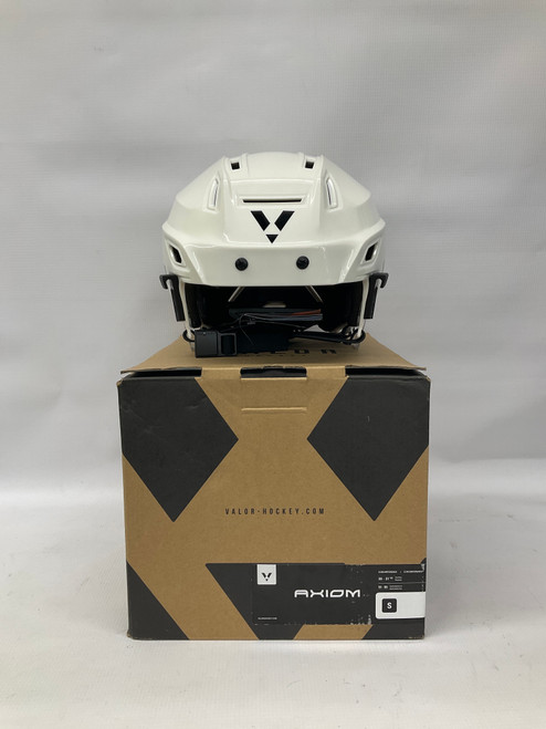 Vist Large View of Product Image Which is Used VALOR AXIOM Hockey Helmet Only White SM