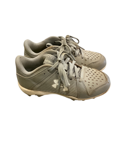 Vist Large View of Product Image Which is Used Under Armour GRY BASEBALL CLEATS BB/SB Cleats Grey Junior 01