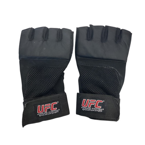 Vist Large View of Product Image Which is Used UFC Martial Arts Gloves Black L/XL