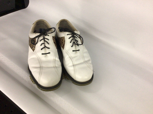 Vist Large View of Product Image Which is Used Foot Joy Mens Golf Shoes White Senior 8.5