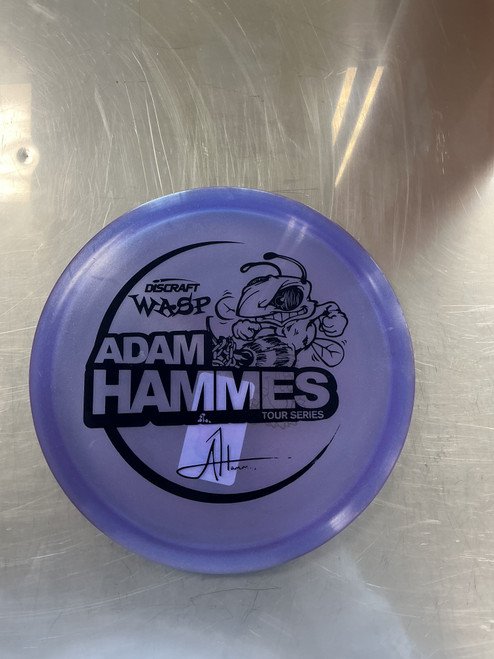 Vist Large View of Product Image Which is Used Discraft WASP ADAM HAMMES TOUR SERIES Disc Golf Mid Range Purple