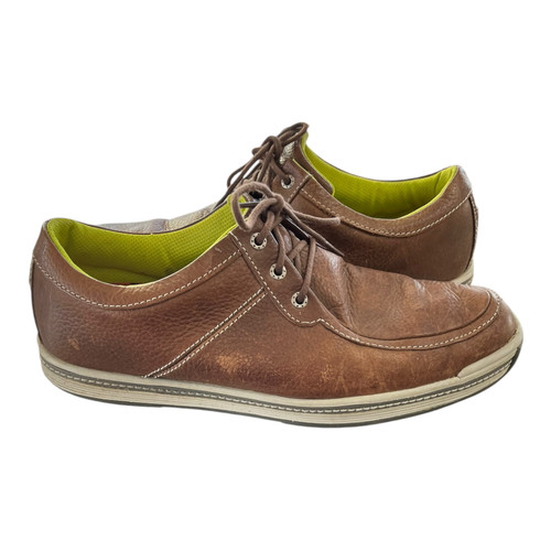 Vist Large View of Product Image Which is Used Foot Joy Mens Golf Shoes Brown Senior 10.5