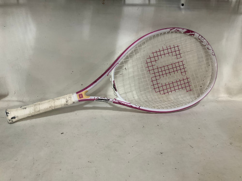 Vist Large View of Product Image Which is Used Wilson HOPE Womens Tennis Racquet Purple 4 1/8"