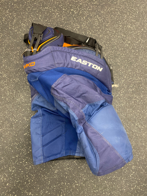 Vist Large View of Product Image Which is Used Easton MAKO Junior Goalie Pant Navy Blue LG