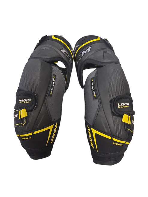 Vist Large View of Product Image Which is Used CCM TACKS 9080 ELBOW PADS SR Senior Elbow Pads LG