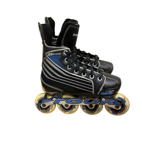 Vist Large View of Product Image Which is Used Tour ZT800 ADJ 1-4 Junior Rec Fitness Skates Black Adjustable