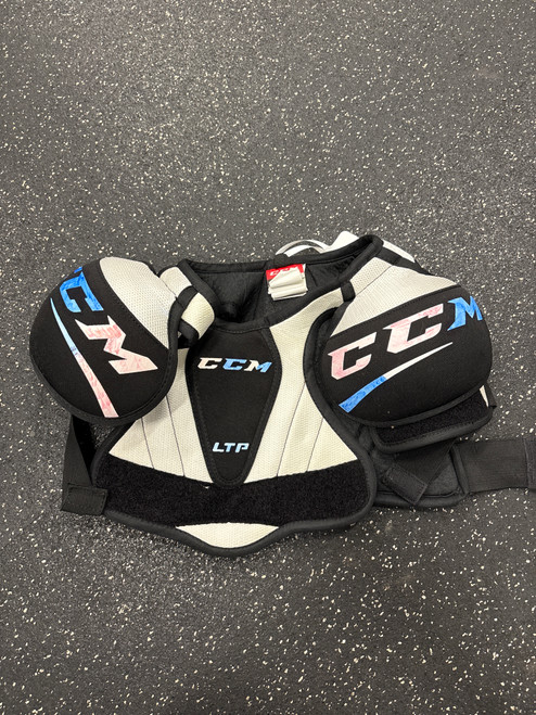 Vist Large View of Product Image Which is Used CCM LTP Junior Shoulder Pads SM