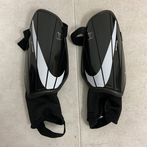 Vist Large View of Product Image Which is Used Nike Soccer Shin Guards Adult Black LG