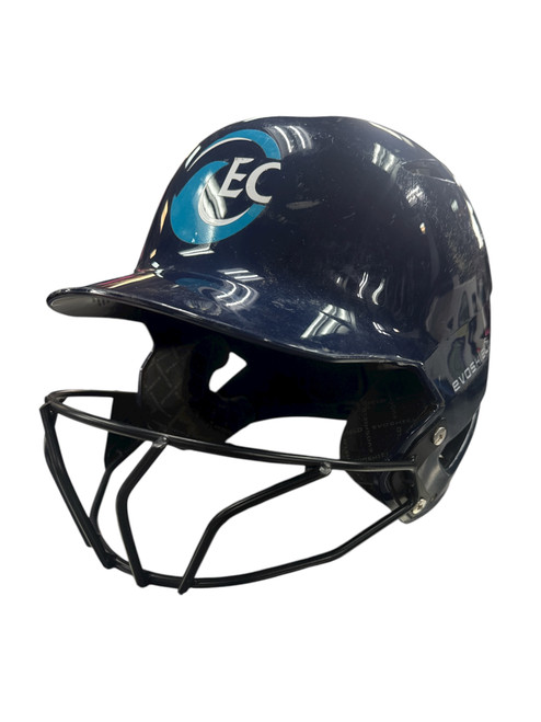 Vist Large View of Product Image Which is Used Evoshield BATTING HELMET Batting Helmet No Mask Navy Blue One Size