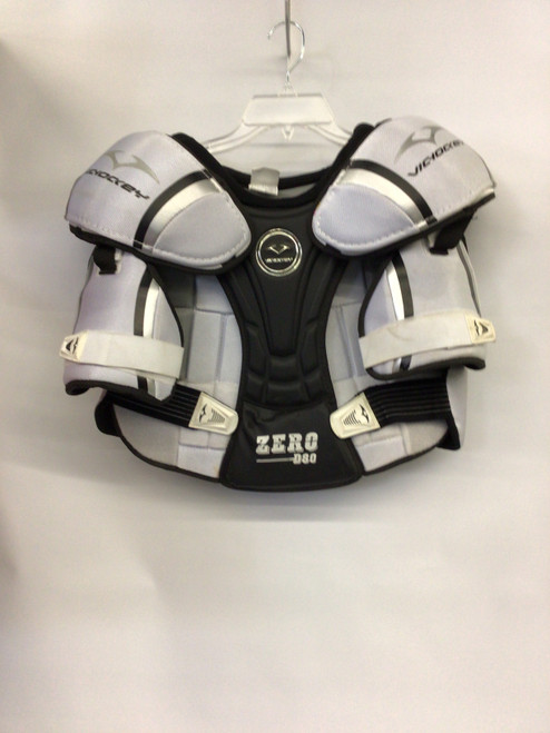 Vist Large View of Product Image Which is Used Vic WHITE SHOULDER PADS Senior Shoulder Pads XL