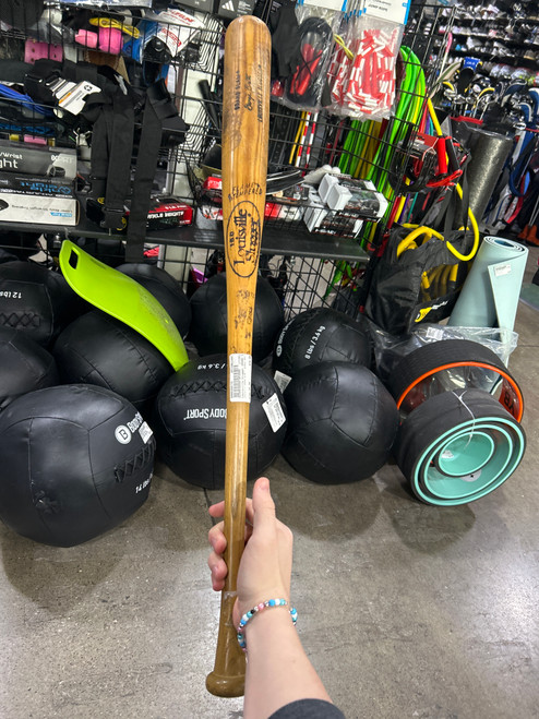 Vist Large View of Product Image Which is Used Louisville Slugger GRAND SLAM - GEORGE BRETT BB/SB Wood Bat 33"