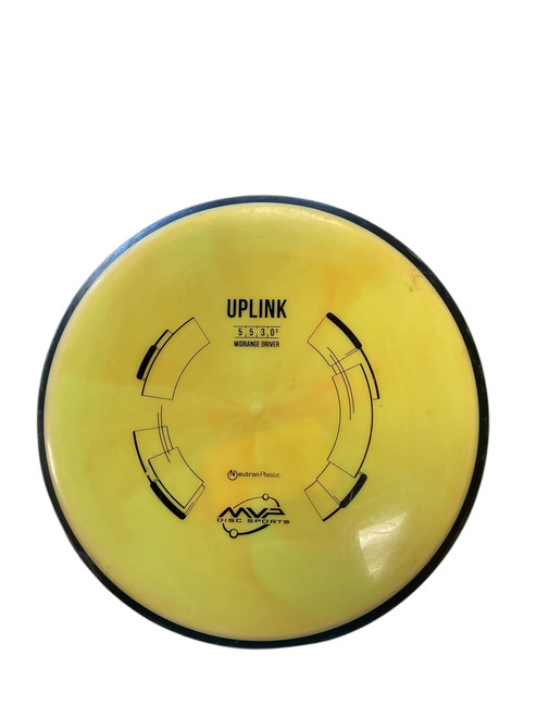 Vist Large View of Product Image Which is Used MVP NEUTRON Disc Golf Mid Range Yellow