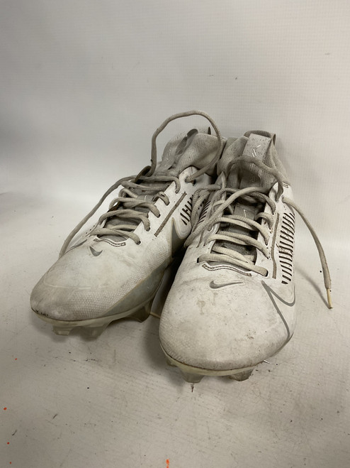Vist Large View of Product Image Which is Used Nike VAPOR EDGE PRO 360 2 Adult FB Cleats White Senior 9.5