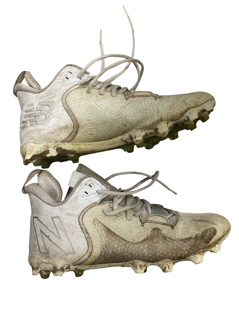 Vist Large View of Product Image Which is Used New Balance FREEZE LAX Cleats Mens White Senior 10.5