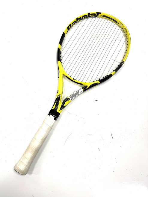 Vist Large View of Product Image Which is Used Babolat AERO PURE Adult Tennis Racquet Yellow Unknown