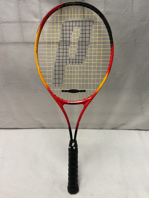 Vist Large View of Product Image Which is Used Prince SYNERGY POWER PRO Adult Tennis Racquet Red Junior