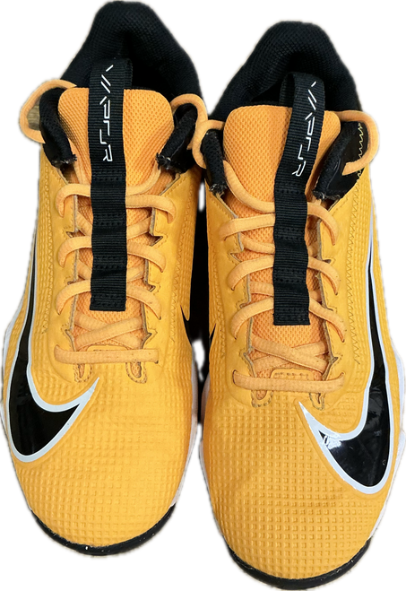 Vist Large View of Product Image Which is Used Nike Jr FB Cleats Black And Yellow Junior 06