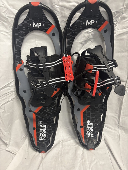 Vist Large View of Product Image Which is Used Mountain Hardwear Snowshoes Mens Black And Red 28"