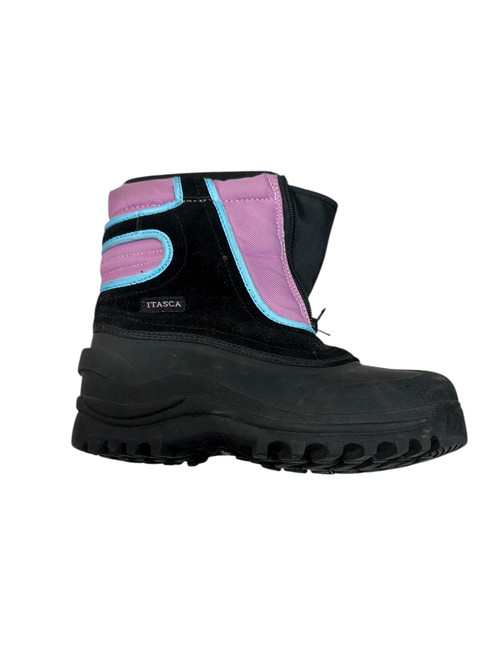 Vist Large View of Product Image Which is Used SNOW BOOT Outerwear Other Y Black And Pink Youth