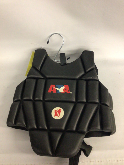 Vist Large View of Product Image Which is Used Martial Arts Chest Guard Black Youth