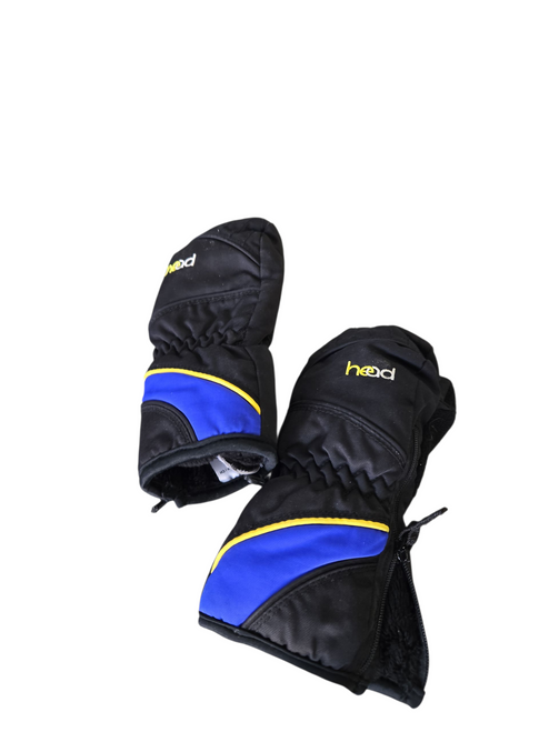 Vist Large View of Product Image Which is Used Head Outerwear Boys Gloves Black Youth