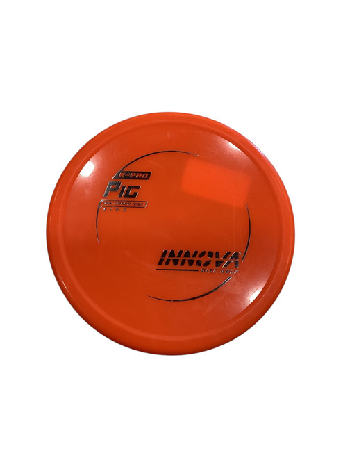 Vist Large View of Product Image Which is Used Innova R-PRO PIG Disc Golf Mid Range Orange