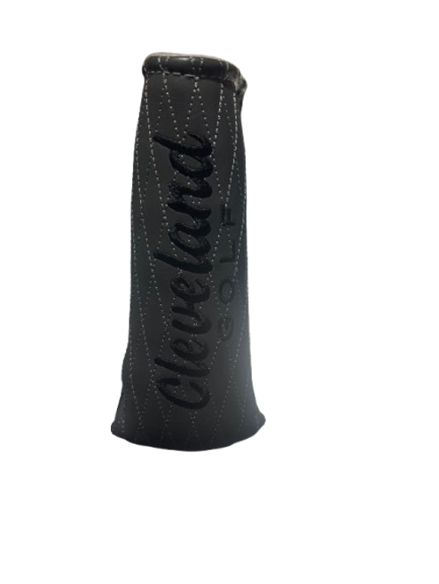 Vist Large View of Product Image Which is Used Cleveland HB SOFT PREMIER BLADE PUTTER COVER Golf Accessory Black And Grey