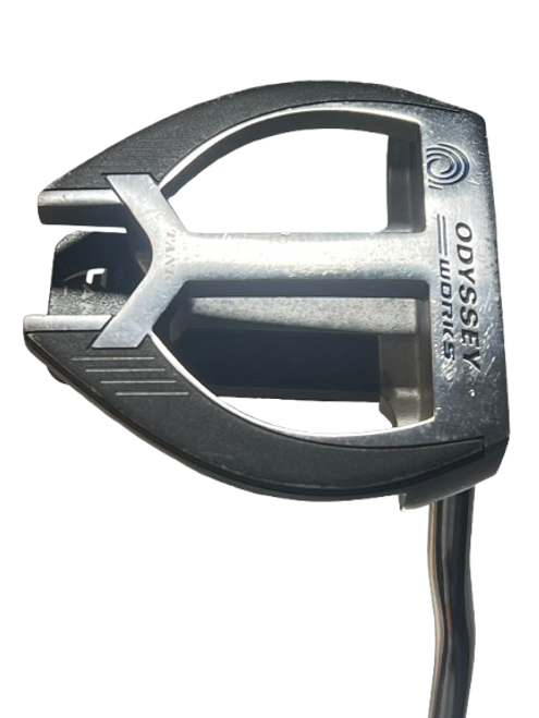 Vist Large View of Product Image Which is Used Odyssey OWORKS TANK MARXMAN FANG Mens Putter RH